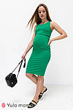 Літня сукня - майка для вагітних та годування LEYA DR-22.092 зелена, фото 2
