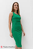 Літня сукня - майка для вагітних та годування LEYA DR-22.092 зелена, фото 5