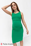 Літня сукня - майка для вагітних та годування LEYA DR-22.092 зелена, фото 3