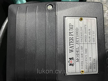 Насосна станція LuKon JET 100D 1,1 квт чавунний (на нержавійці бачка 24 л.), фото 2