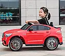 Дитячий електромобіль MERCEDES-BENZ GLC 63S COUPE 4 червоний, фото 8