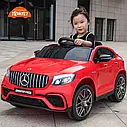 Дитячий електромобіль MERCEDES-BENZ GLC 63S COUPE 4 червоний, фото 6