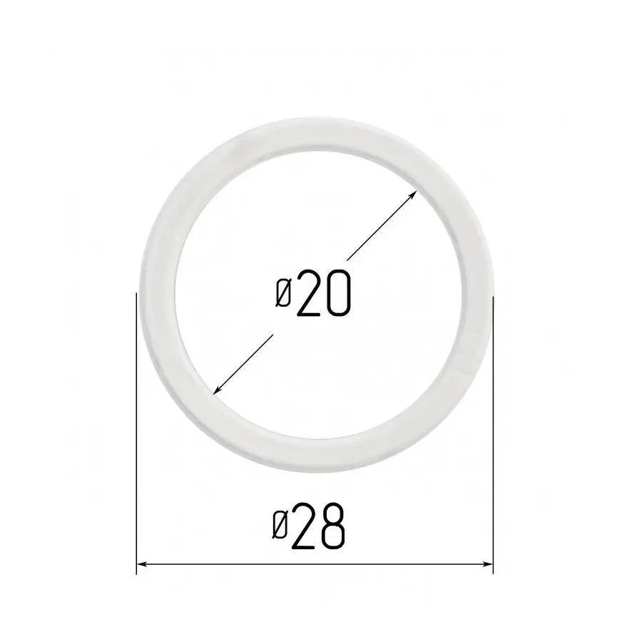 Протекторне термокільце для натяжних стель - діаметр 20 мм (зовнішній 28мм)