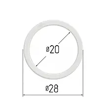 Протекторне термокільце для натяжних стель - діаметр 20 мм (зовнішній 28мм)
