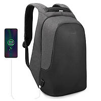 Сучасний рюкзак антизлодій Tigernu T-B3615 15.6" USB для ноутбука, міста, роботи, навчання, поїздок