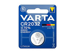 Батарейка літієва VARTA Lithium CR2032 3V 1pc BLISTER CARD