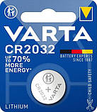 Батарейка літієва VARTA Lithium CR2032 3V 1pc BLISTER CARD, фото 4