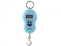 Весы электронные безмен кантер до 40кг точность 10гр Smile UKC голубой! Quality