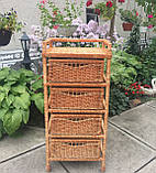 Комод з лози з 4 ящиками №1, фото 4