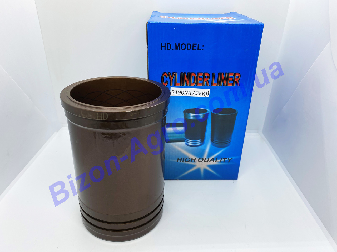 Гільза циліндра на мотоблок R190 (Гільза з мідною насічкою, Високої Якості)