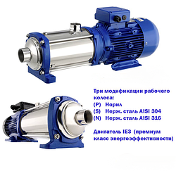 Горизонтальні багатоступінчасті насоси Lowara серії: e-HM