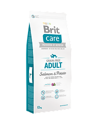 Brit Care GF Adult Salmon Potato корм для собак Лосось, сол.картопля, 12кг