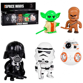 Набір фігурок зі зброєю Зоряні війни Star Wars 5 штук у коробці висота 11 см