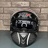 Мотошолом закритий інтеграл сірий, фото 8