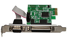 Контролер PCI-Е => RS232 (9Pin) + LPT (25Pin), TX382A, BOX