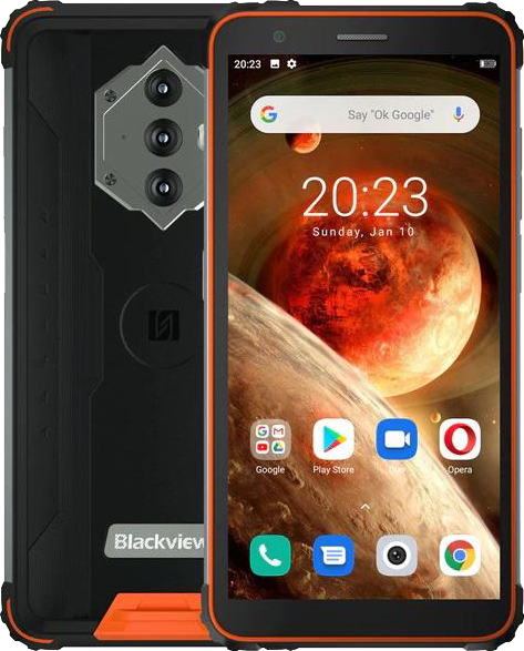 Blackview BV6600 4/64GB, Большая батарея 8580 mAh, NFC, Corning Glass 3, IP68/IP69K, Android 11, Дисплей 5.7"