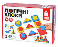 Обучающий набор Логические блоки Дьенеша, 48 фигур, 900408, для детей от 3 лет, Пакунок малюка