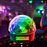 Диско шар LED Crysal Magic Ball Light BLUETOOTH, Эксклюзивный