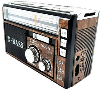 Радіоприймач із ліхтарем Golon RX-381, Радіо з MP3, USB/SD і LED-ліхтариком