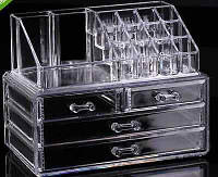 Cosmetic storage box, Органайзер для косметики акриловый, пластиковый органайзер для косметики, акриловый, в!