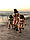 Детский комбинезон из стёганной плащевки на холофайбере 200, на поясе резинка, капюшон с мехом (110-122), фото 7