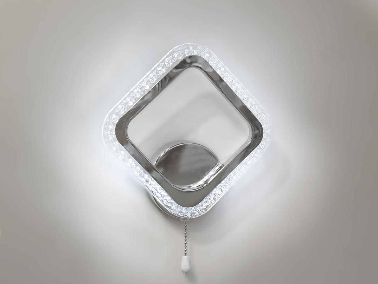 Приліжковий світлодіодний світильник-бра, колір хром, 14W на 2кв.м A8170-1HR-LS