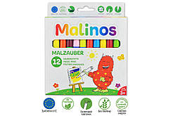 Чарівні фломастери які міняють колір MALINOS Malzauber 12 (10 + 2) шт