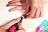 Дитячий лак-олівець для нігтів Malinos Creative Nails на водній основі (2 кольори малиновий + синій), фото 5