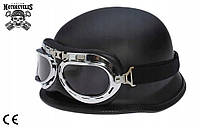 Мотоциклетный шлем шлем Немецкий ретро + очки + шаль