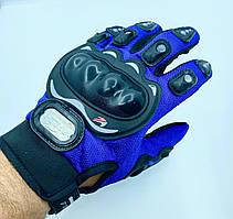 Мотоперчатки pro-biker текстильні з захистом кісточок і долоні