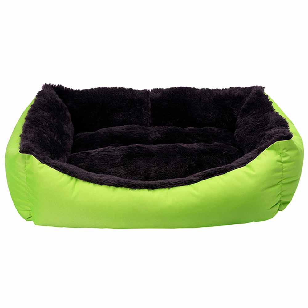 Лежак для тварин Milord JELLYBEAN S 50*38*19 см (салатовий/чорний), фото 1