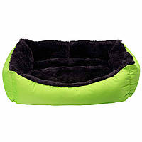 Лежак для собак Milord JELLYBEAN XL 95*70*2 см (салатовий/чорний)