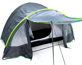 Намет туристичний великий п'ятимісний з тамбуром і чохлом Ranger Tornado 5