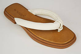 Вьетнамки женские Mario Muzi 2205 36 Молочные кожа