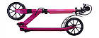 Самокат Maraton Delta рожевий передній амортизатор і ручний гальм, з ліхтарем і підстаканником, фото 5