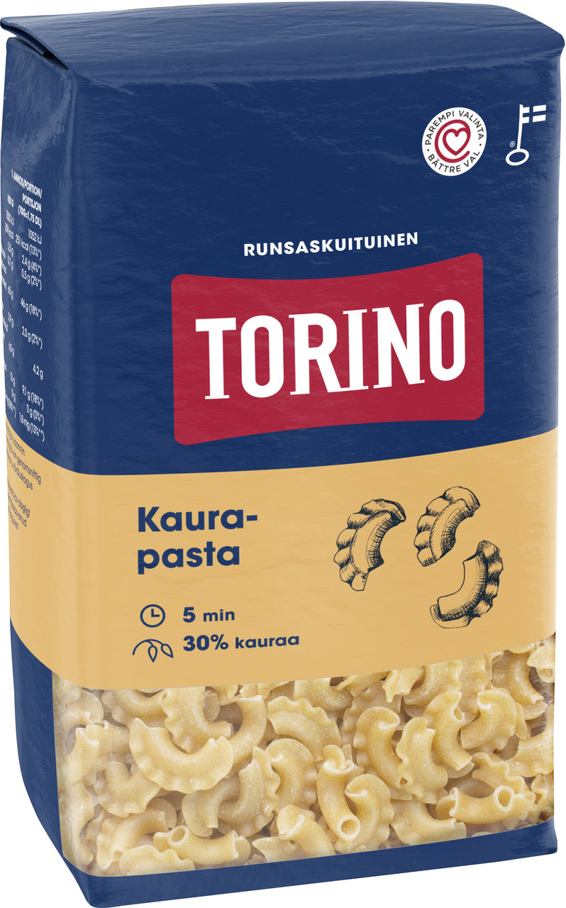 Макарони вівсяні TORINO 500 г, (10 шт/ящ)