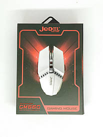 Миша USB JEDEL GM660 ігрова RGB з підсвіткою 6 кнопок 2400 DPI ергономічний дизайн BF