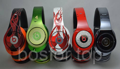 Навушники провідні BEATS Studio з активним шумоподавленням для ПК 20 годин роботи 3.5мм 6.35мм BF, фото 1