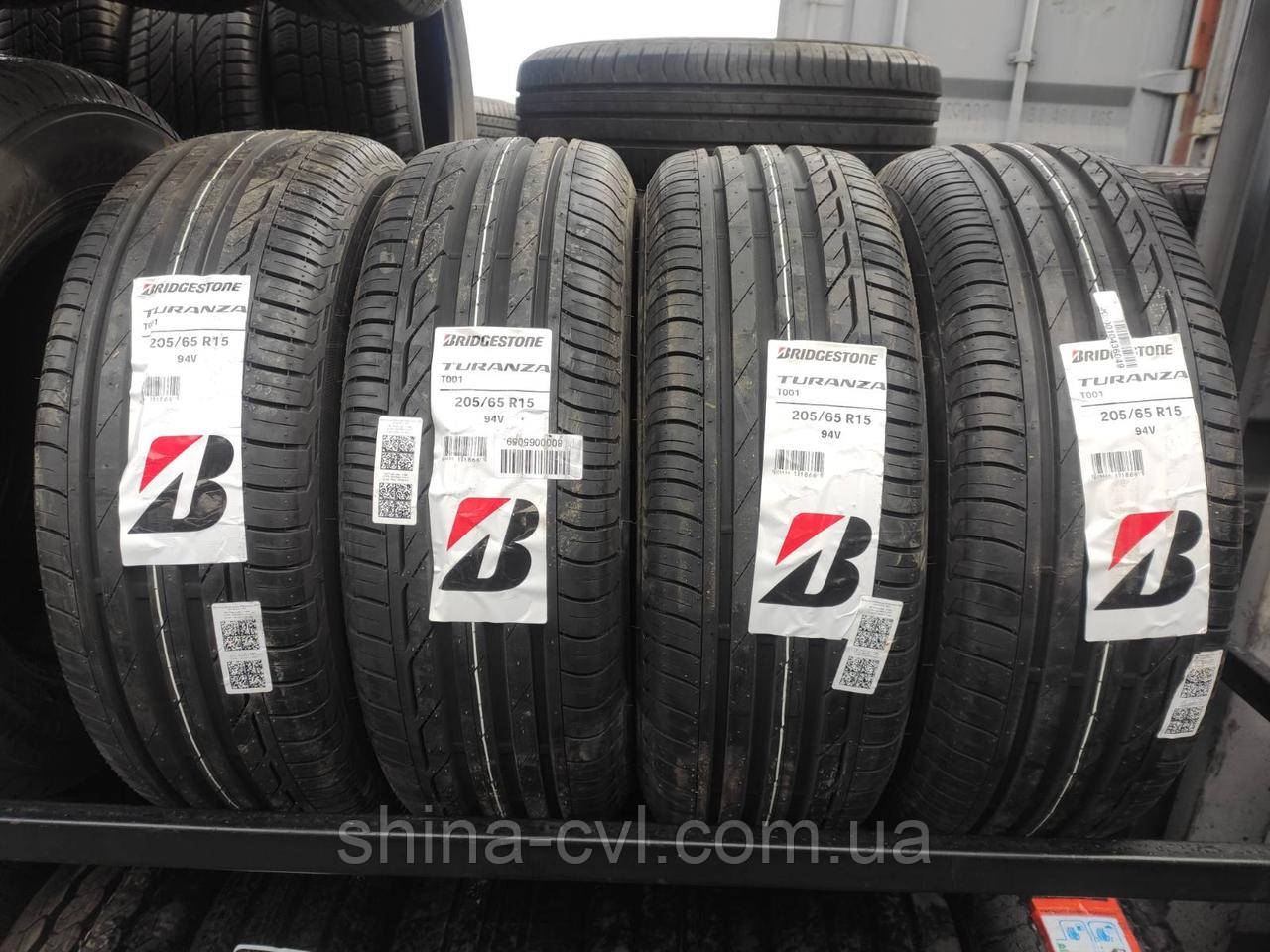 Літні шини 205/65 R15 94H BRIDGESTONE TURANZA T001