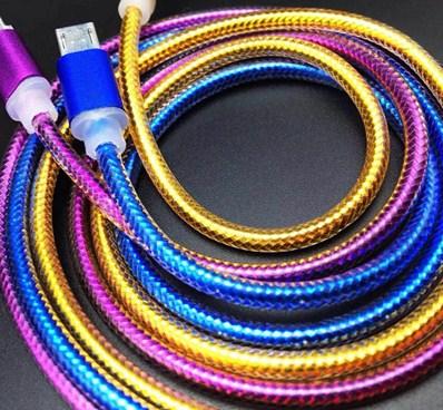 Кабель Micro USB 2м силіконовий для зарядки та передачі даних чорний BF