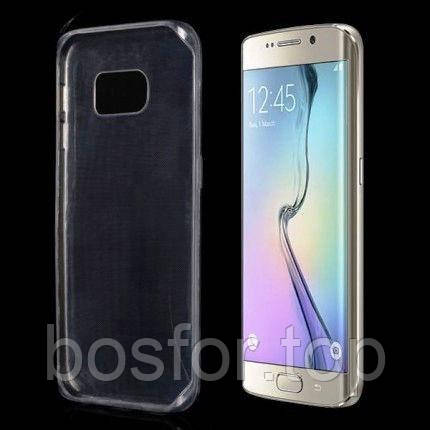 Чохол ультратонкий TPU для Samsung Galaxy S6 чорний надійний захист від подряпин і пошкоджень BF, фото 1
