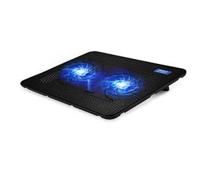 Універсальна охолоджувальна підставка для ноутбука Notebook ABC N130 чорна, фото 2