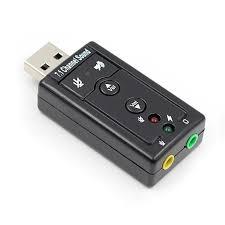 Звукова карта USB 71 5CH об'ємний звук для комп'ютера навушників і мікрофона BF