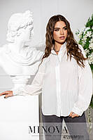 Блузка рубашка белая  в мужском стиле  размер 44, 46, 48, 50
