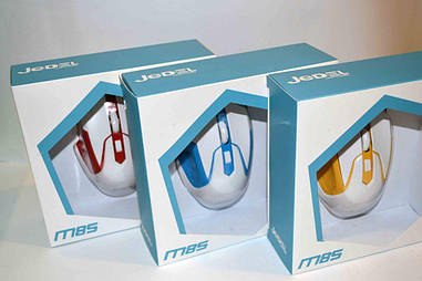 Миша USB JEWAY M85 чорна 3 кнопки 800 1200 1600 DPI для Windows та Mac ергономічний дизайн BF