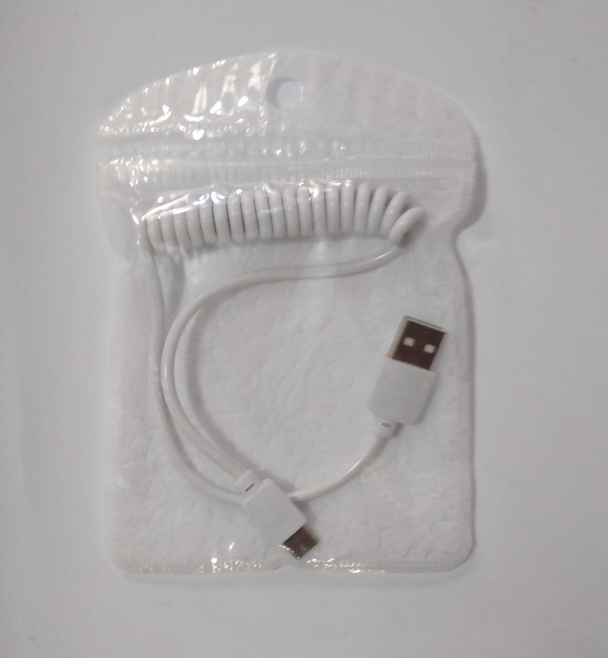 Кабель Micro USB пружина 1м для зарядки та передачі даних чорний BF