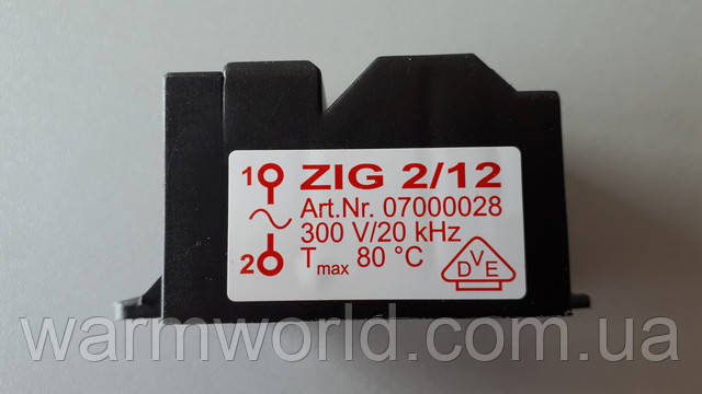 ZIF 2/12 07000028 300 V/20 kHz Tmax 80°C ZIF 2/12 07000028 300 V/20 kHz Tmax 80°C