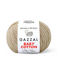 Gazzal BABY COTTON / Газзал Бейбі котон / 60% Бавовна,40% Поліакріл