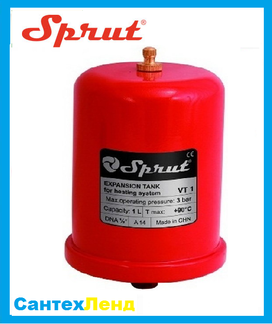 Бак розширювальний sprut vt 1 Літр, фото 1