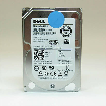 Жесткий диск 2.5" 500Gb 64MB 7200об, SATA III (б/у), фото 3